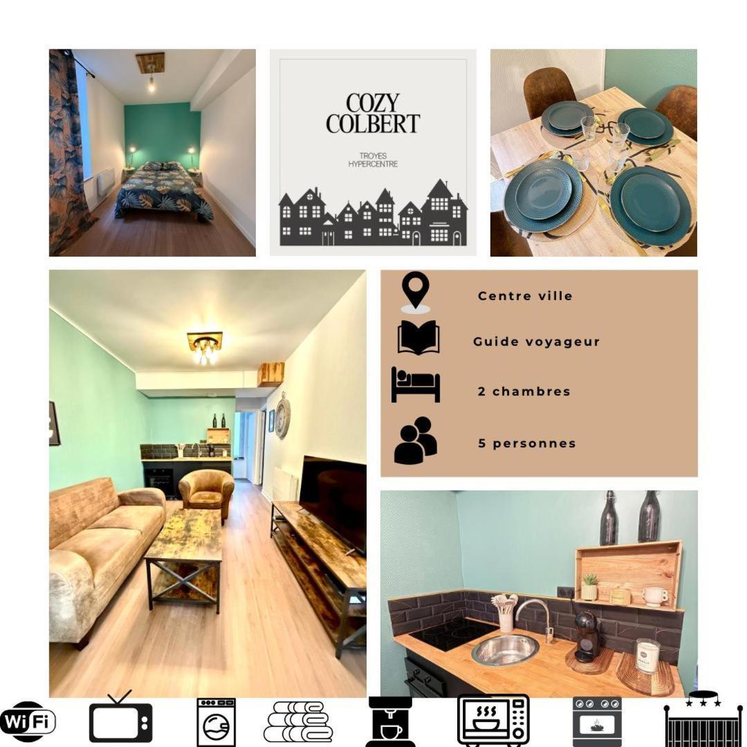 Appartement Hyper Centre Le Cozy Colbert à Troyes Extérieur photo
